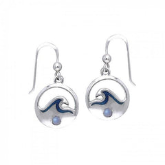 Wave On Surf Hook Earrings TER019 - Earrings