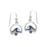 Wave On Surf Hook Earrings TER019 - Earrings