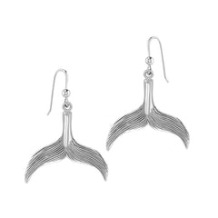 Mermaid Tail Sterling Silver Earrings TER1701 - Earrings