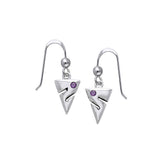 Cave Diving Sterling Silver Hook Earring TER454 - Earrings