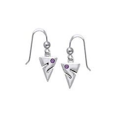 Cave Diving Sterling Silver Hook Earring TER454 - Earrings