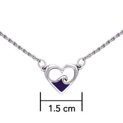 I love the Sea Wave Silver Necklace TNC008 - DiveSilver Jewelry