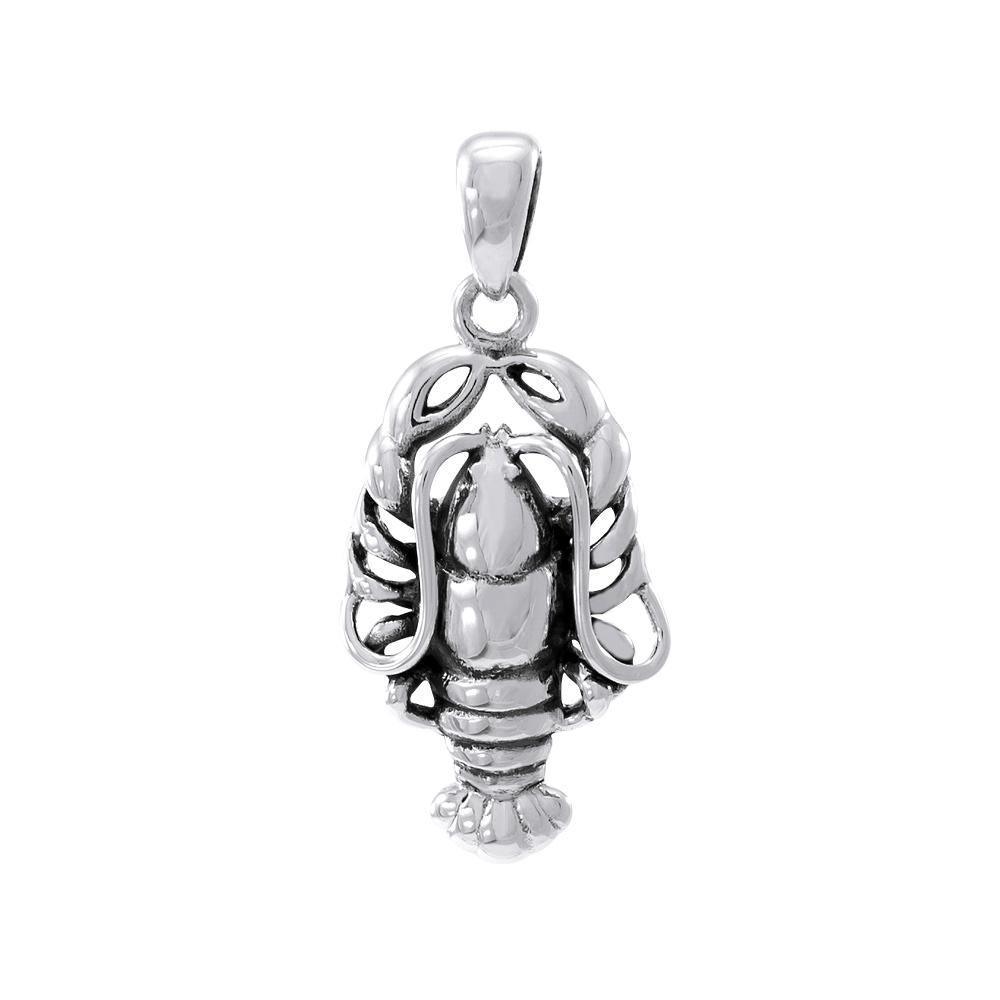 Crawfish Sterling Silver Pendant TP1051 - Pendants