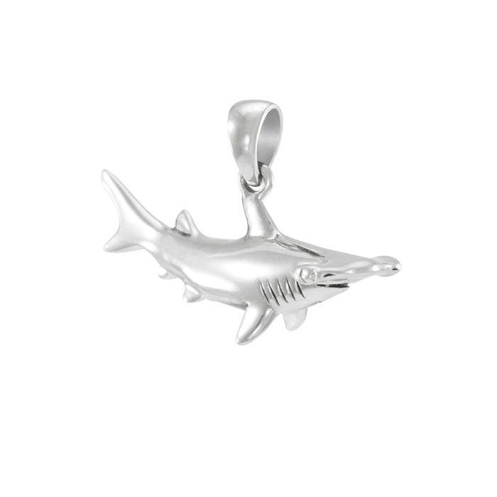 Hammerhead Shark Sterling Silver Pendant TP1057 - Pendants