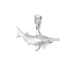 Hammerhead Shark Sterling Silver Pendant TP1057 - Pendants