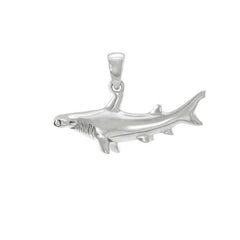 Hammerhead Shark Sterling Silver Pendant TP1057 - Pendants