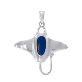 Manta Ray Sterling Silver Pendant TP1068 - Pendants