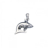 Great White Shark Sterling Silver Pendant TP1515 - Pendants