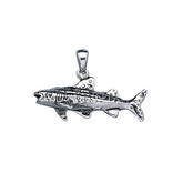 Small Whale Shark Silver Pendant TP1555 - DiveSilver Jewelry