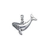 Whale Sterling Silver Pendant TP1557 - Pendants