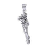 Signaling Diver Sterling Silver Pendant TP1562 - Pendants