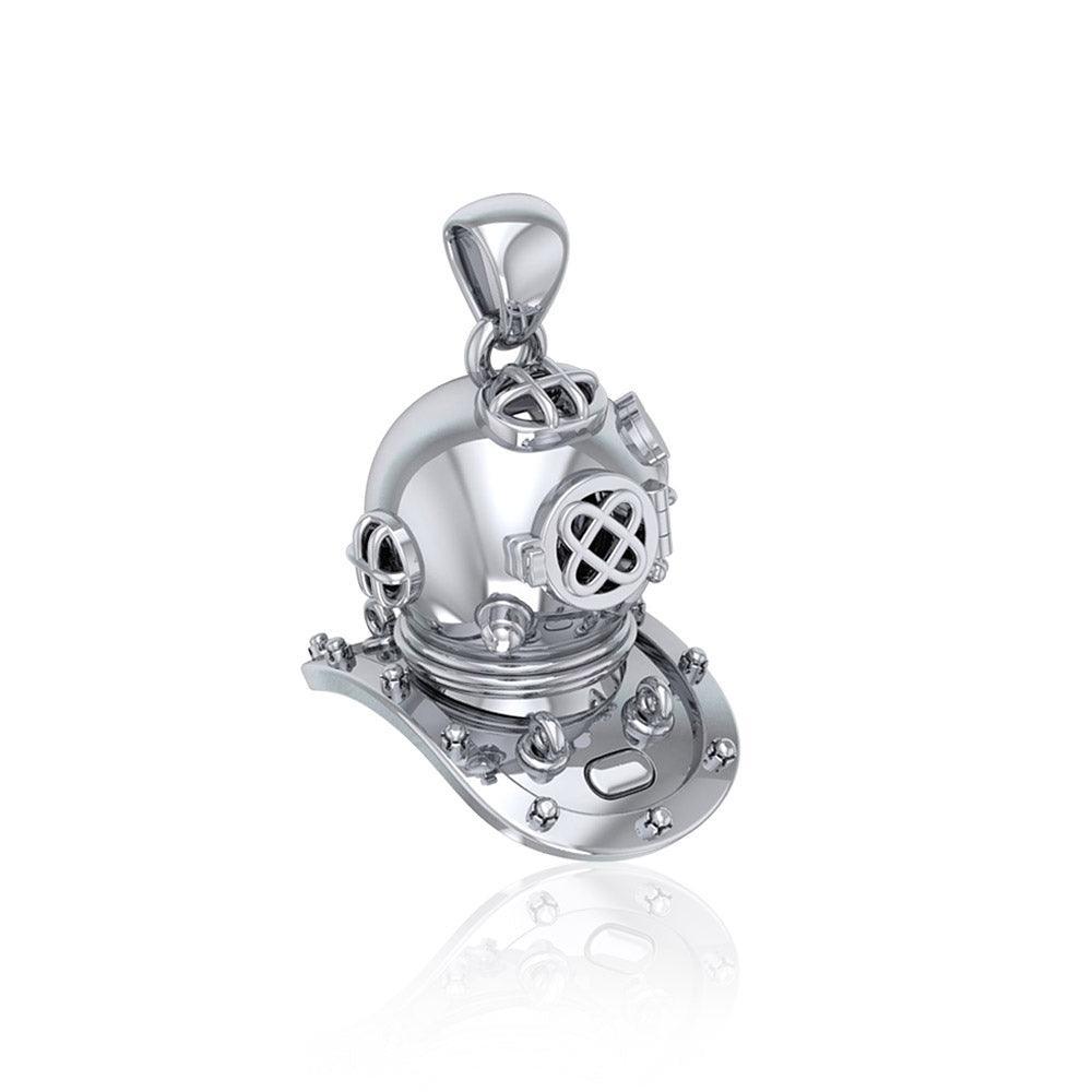 Historic Dive Helmet Pendant TP1564 - DiveSilver Jewelry