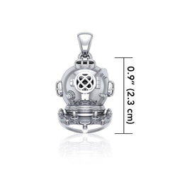 Historic Dive Helmet Pendant TP1564 - DiveSilver Jewelry