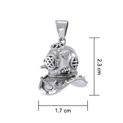 Historic Dive Helmet Pendant TP1564 - DiveSilver Jewelry