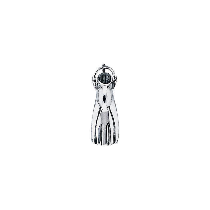 Sport Divers Swim Fin Sterling Silver Pendant TP1580 - Pendants