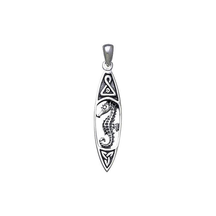 Surf Sterling Silver Pendant TP1582 - Pendants