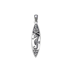Surf Sterling Silver Pendant TP1582 - Pendants
