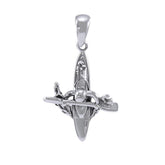 Sea Kayak Sterling Silver Pendant TP1656 - Pendants