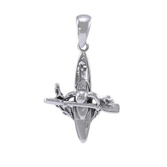 Sea Kayak Sterling Silver Pendant TP1656 - Pendants