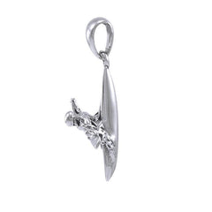 Sea Kayak Sterling Silver Pendant TP1656 - Pendants