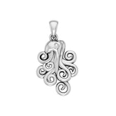 A mystical flexibility ~ Sterling Silver Octopus Pendant Jewelry - DiveSilver Jewelry