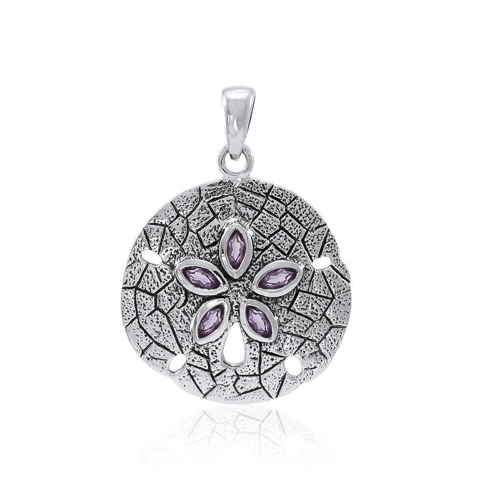 Sand Dollar Silver Pendant TP2604 - DiveSilver Jewelry