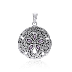 Sand Dollar Silver Pendant TP2604 - DiveSilver Jewelry