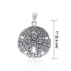 Sand Dollar Silver Pendant TP2604 - DiveSilver Jewelry