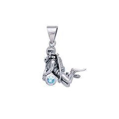 Treasure Diver Sterling Silver Pendant TP2702 - Pendants