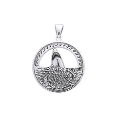 Great White Shark Sterling Silver Pendant TP2736 - Pendants