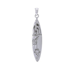 Surf Sterling Silver Pendant TP2940 - Pendants