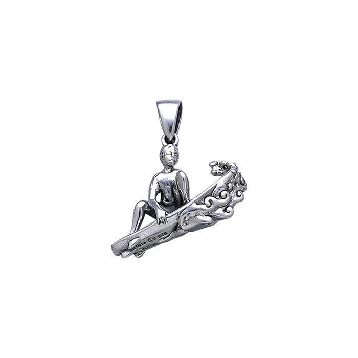 The Surf Sterling Silver Pendant TP2948 - Pendants