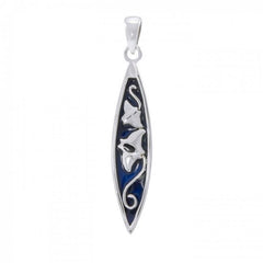 Surf Sterling Silver Pendant TP3009 - Pendants