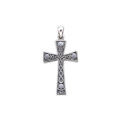 The Ark Royal Skull Cross Sterling Silver Pendant TP3056 - Pendants