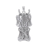 Queen Anne's Revenge Skeleton T Sterling Silver Pendant TP3068 - Pendants
