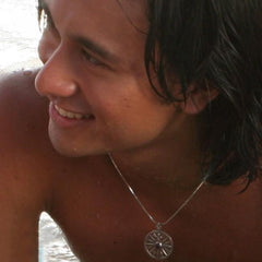 Compass Rose Gemstone Pendant TP3152 - Pendants