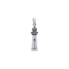 Fenwick Island LighthouseSterling Silver Pendant TP3155 - Pendants
