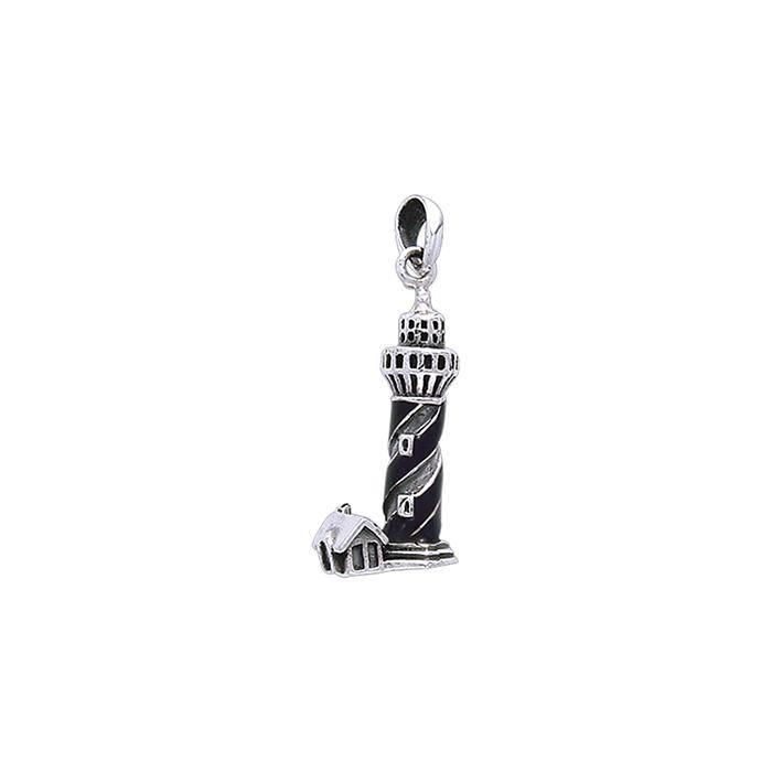 Nordic Sea Lighthouse Sterling Silver Pendant TP3158 - Pendants