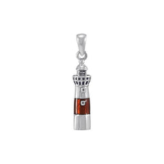 Atlantic City Lighthouse Sterling Silver Pendant TP3165 - Pendants