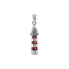 North Pacific Lighthouse T Sterling Silver Pendant TP3167 - Pendants