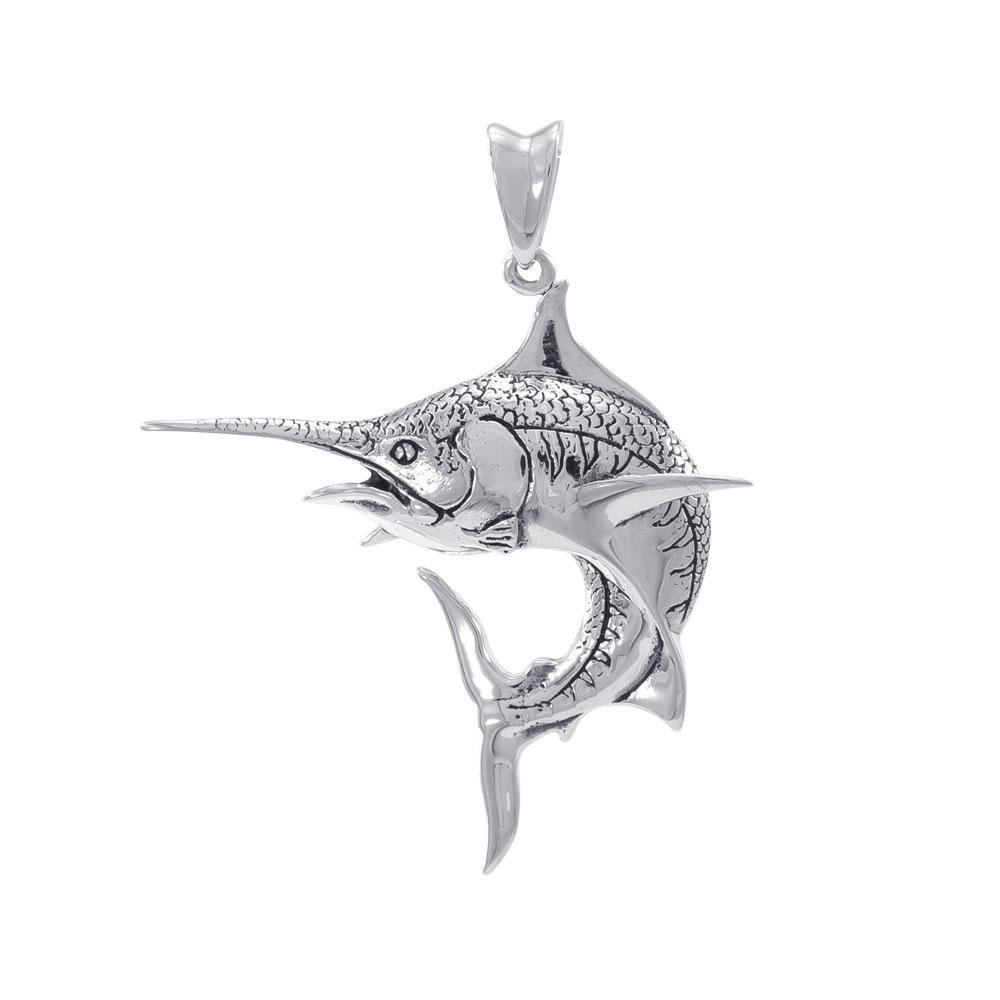 Marlin Sterling Silver Pendant TP688 - Pendants