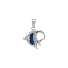 Angelfish Sterling Silver Pendant TP963 - Pendants