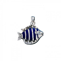 Tropical Reef Fish Sterling Silver Pendant TP970 - Pendants