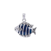 Tropical Reef Fish Sterling Silver Pendant TP970 - Pendants