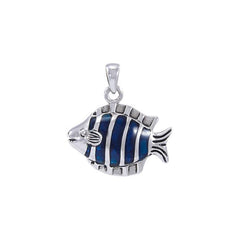 Tropical Reef Fish Sterling Silver Pendant TP970 - Pendants