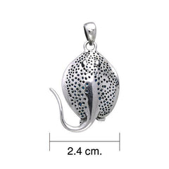 Japanese Electric Ray Sterling Silver Pendant TPD047 - Pendants