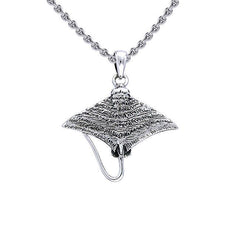 Eagle Ray Sterling Silver Pendant TPD048 - Pendants