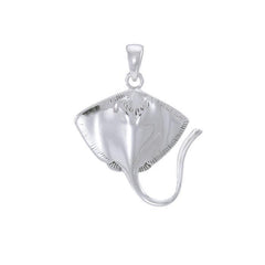Inlaid Stingrays Sterling Silver Pendant TPD051 - Pendants