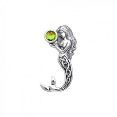 Celtic Mermaid Sterling Silver Pendant TPD080 - Pendants