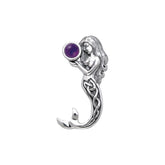 Celtic Mermaid Sterling Silver Pendant TPD080 - Pendants